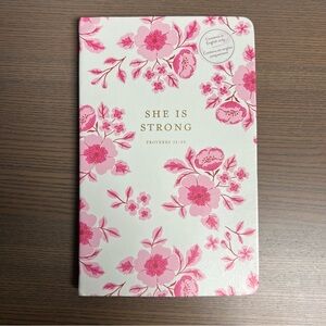 NEW Journal Floral Pink White Christian Faith Verse Proverbs Giftable Thoughts